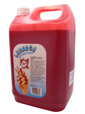 Lenados Strawberry Topping Sauce - 6kg