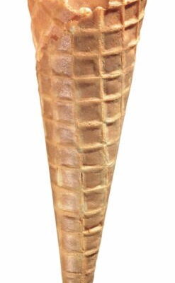 Tall Plain Waffle Cone (Bulk Box)