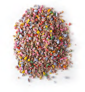Crushed Multi Coloured Choc Beans 10kg