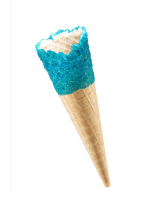 Tall Blue Sherbet Fizz Waffle Cone (105)