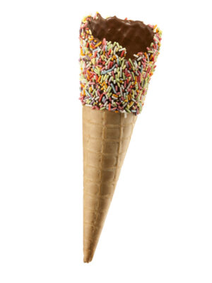 Tall Rainbow Waffle Cone (105)