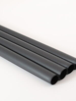 Compostable Black Smooch Straws 8mm