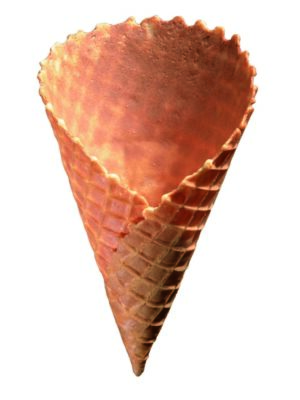 Large Plain Waffle Cone (Bulk Box) (225)