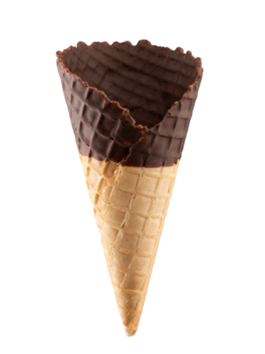 Medium Chocolate Waffle Cone (112)