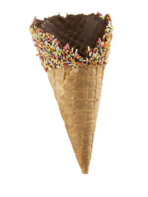Medium Rainbow Waffle Cone (66)
