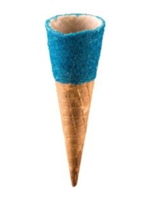Tall Blue Sherbet Fizz Sugar Cone (105)