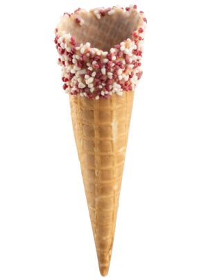 Tall Strawberry & Cream Waffle Cone (90)