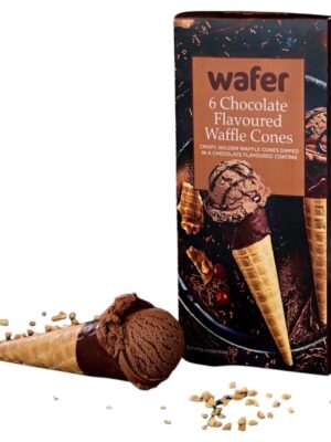 Retail Chocolate Waffle Cone (Box 12 x 6 Cone)