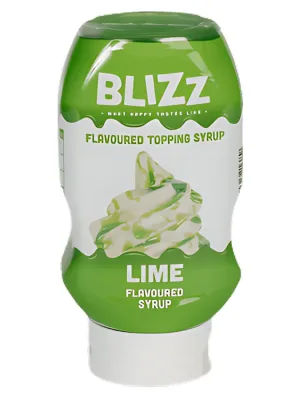 Blizz 570g Lime Topping Sauce