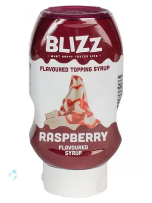 Blizz 570g Raspberry Topping Sauce